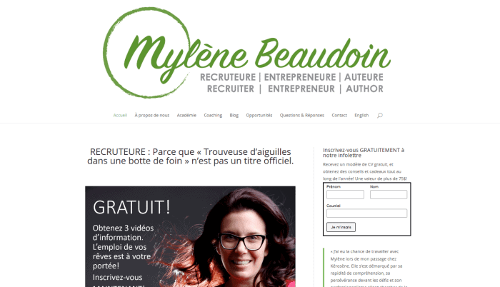Mylène Beaudoin - Mylène Recrute