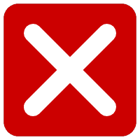 Croix rouge (X)