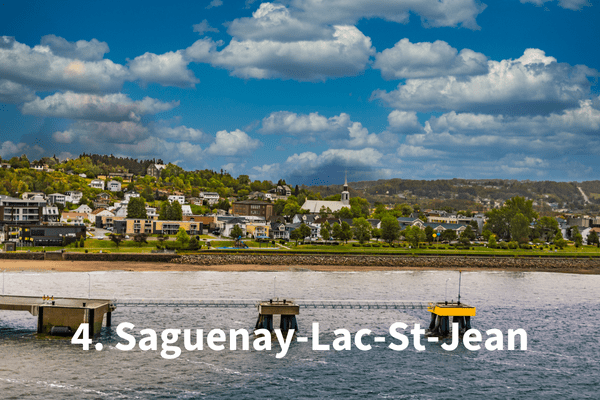 Région administrative de du Saguenay-Lac-St-Jean au Québec