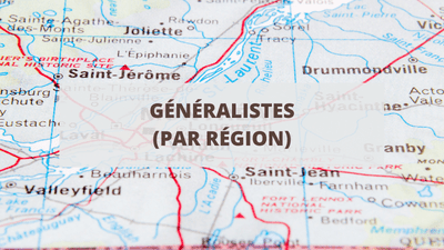 Généralistes (par région)