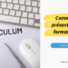 Comment présenter ma formation (mes études) dans le CV?