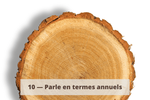 10 - Parle en termes annuels