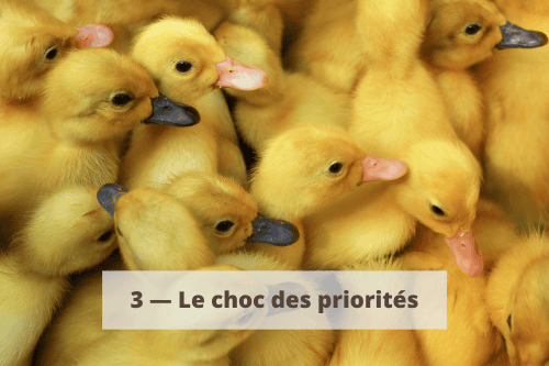 3 — Le choc des priorités