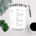 Types de CV