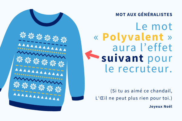 Mot aux généralistes.